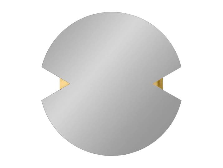 AYTM Verto spiegel Ø70 cm Zwart