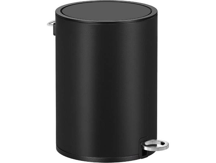 Kosmetikeimer 3 l mit Fusspedal Schwarz Badezimmer