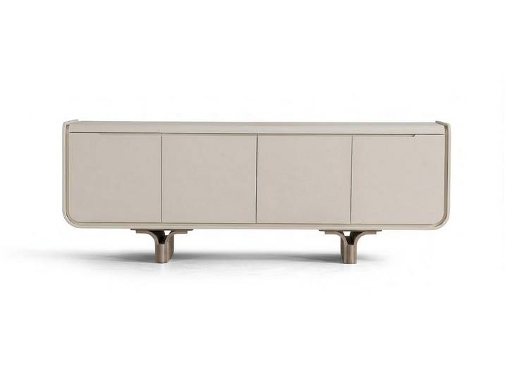 Xlmoebel Sideboard Sideboard Modern Beige Edel Luxus Design Anrichte Kommode (1-tlg)