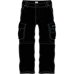 SHIMANO WORKSHOP ZIP PANTS          BLACK, S 65% PES/35% COTTON