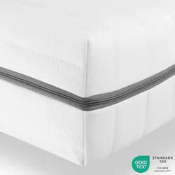 Sleepneo Matratze, Kaltschaummatratze 140x200, Höhe 18cm, H2 H3, 7 Zonen Wendematratze mit abnehmbaren Bezug