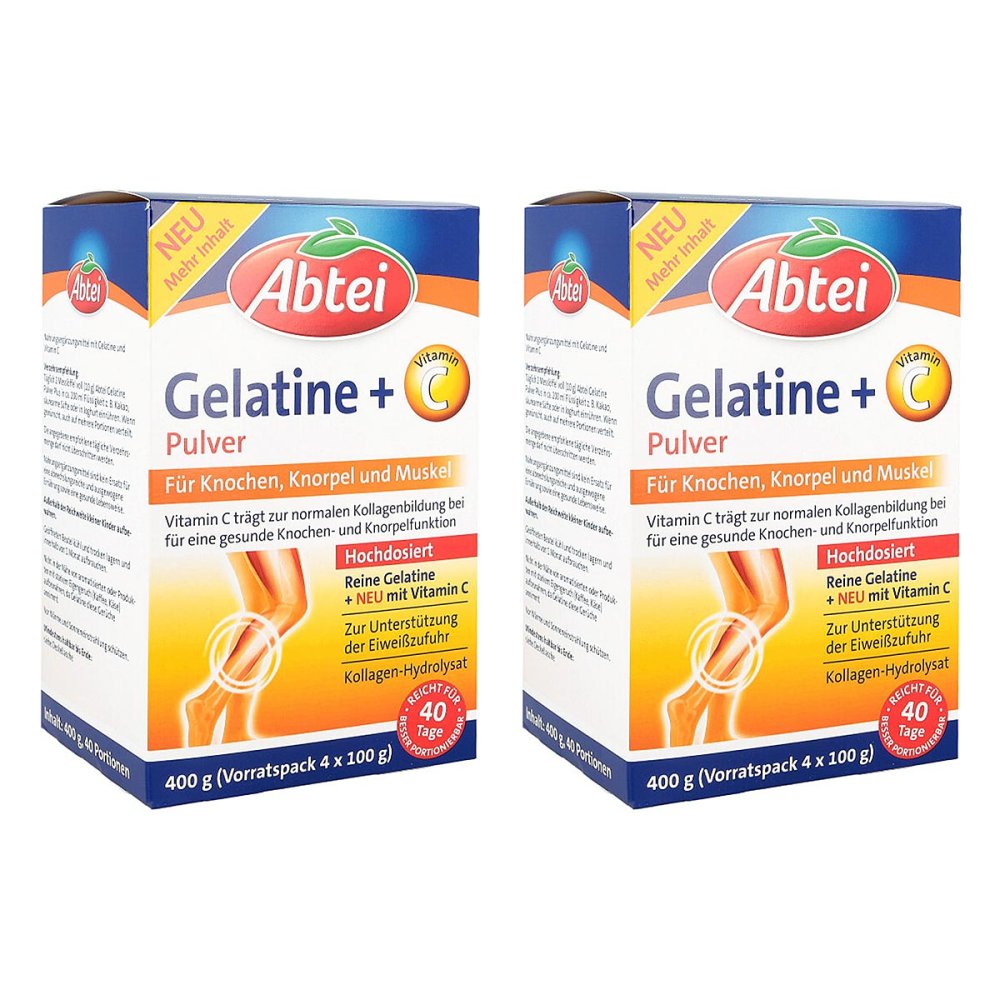 Perrigo Deutschland GmbH Abtei Gelatine Plus Vitamin C Pulver 08104332