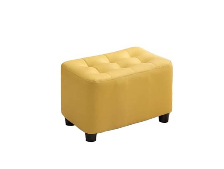 Zf9tBw5sH Bettbank Schuhputzhocker Kleiner Hocker Haushalt Holzstoff Sofahocker Sitzbank(Yellow)