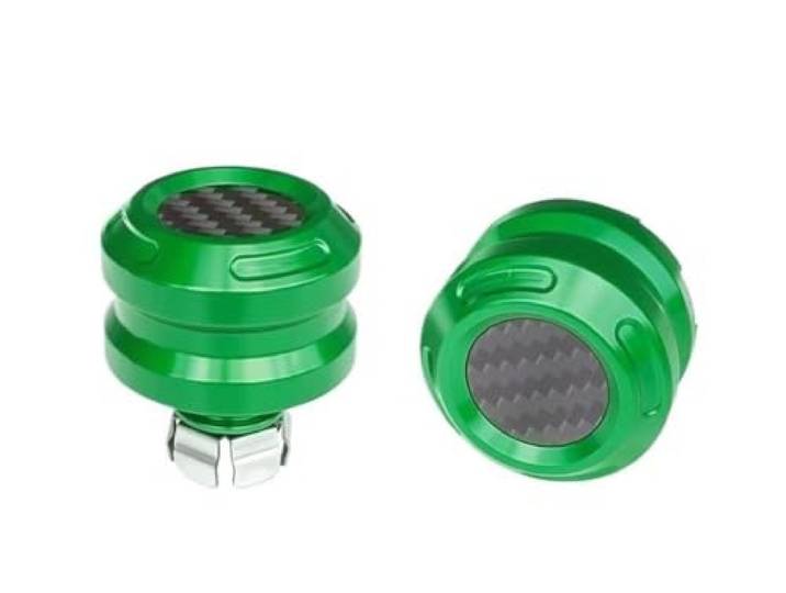 Obere Gabelbrücke， Für 121CVO 121 ST 2023,5-up Inverted Front Gabel Motorrad Vorderachse Mutter Abdeckung Schutz Gabelführung Gabelbrücke，(Green)