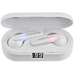 Esperanza Bluetooth Tws Earphones Phoebe (4 h, Kabellos), Kopfhörer, Weiss