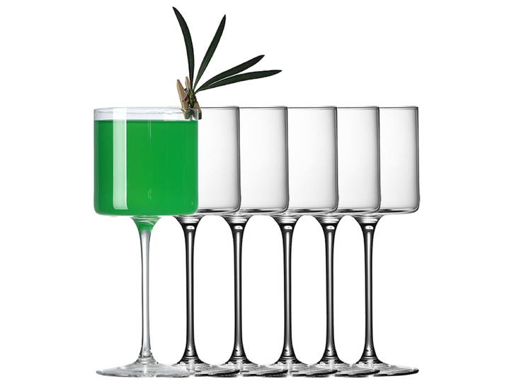 6 verres à cocktail de 220 ml, ensemble de 6 verres à Martini