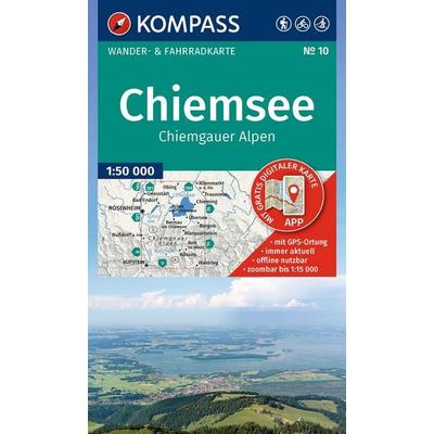 KOMPASS Wanderkarte 10 Chiemsee, Chiemgauer Alpen 1:50.000, Sonstige von , KOMPASS Freytag & Berndt, 978-3-99154-520-0