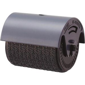 Plus-Japan Ersatzstempelkissen Camouflage, für Rollstempel Camouflage, schwarz