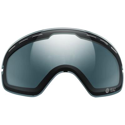 Snowboardbrille YEAZ "polarisiertes Wechselglas, mit Rahmen XTRM-SUMMIT", weiß (transparent), Sportbrillen