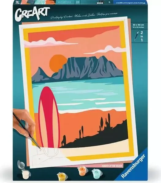 Ravensburger CreArt - Sunset at the Beach