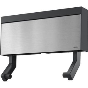 Metaltex Küchenrollenhalter Tango Inox 254412000, Edelstahl / Kunststoff, Schneidabroller für Wand