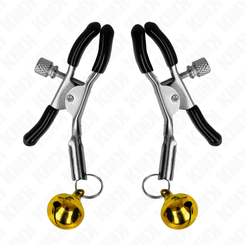 KINK NIPPLE GRIP pince à tétons simple cloche or 6 cm