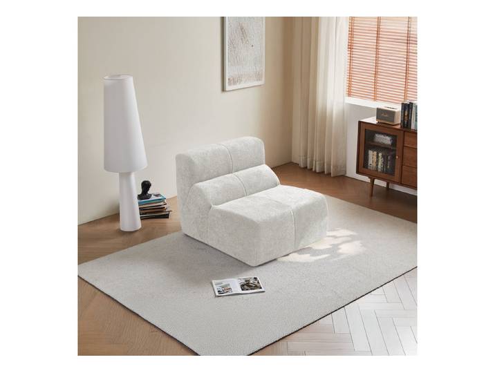 i@home Sofa Einzelsofa, Komprimiertes Sofa, Luxus Wolken-Weicher Regentropfen-Velvet Einzelsofa-Stuhl
