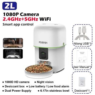Uplifted Finds Vista View Pro 1080P Smart Feeding Hub (5G Edition) white No Plug 4l 1.06 Gal