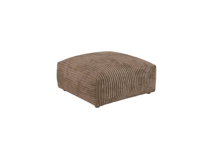 Design Sitzpouf „Martina“ Cord Acorn 106 x 106 cm Micadoni