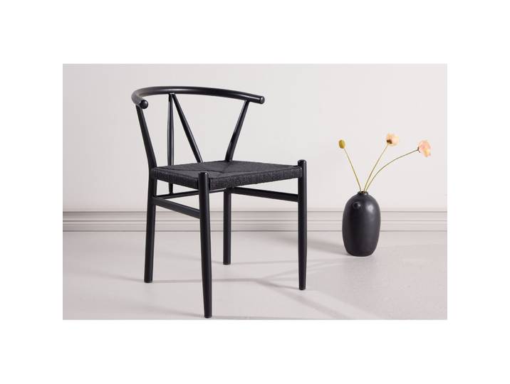Moderner Stuhl Stol Stahl Schwarz - Stuhl