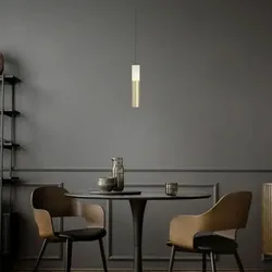 Helestra LED Pendelleuchte LIDOS in schwarz - gold