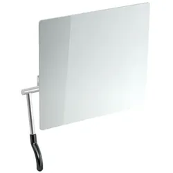 Hewi Kippspiegel 802.01.100L90 725x741x73mm, Hebel links, tiefschwarz