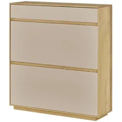 Schuhschrank   ¦ creme ¦ Maße (cm): B: 101 H: 111 T: 30.0