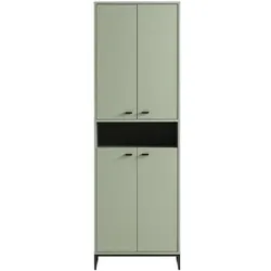 Möbelpartner Schuhschrank »Janne« bis zu 12 Schuhe grün, 60.2x185.5x33.1 cm