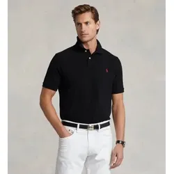 Polo Ralph Lauren für Herren. 710783656020 Schwarzes Basic-Poloshirt (M), Lässig, Baumwolle, Kurzarm
