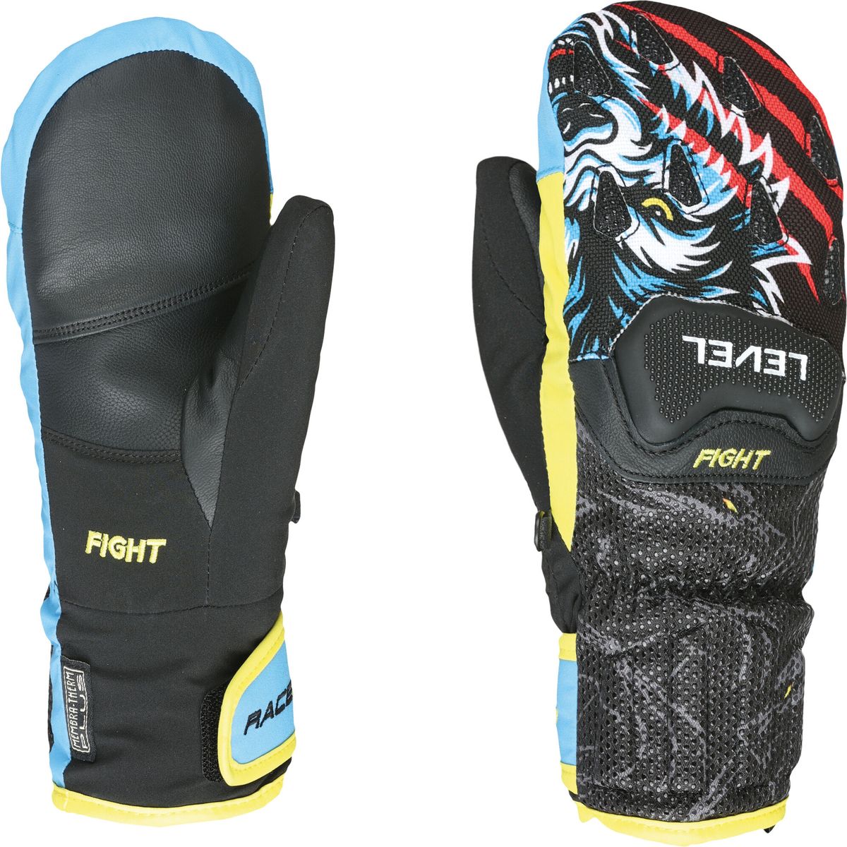 Level Race JR Mitten black-yellow (47) 4 4119JM-47-4