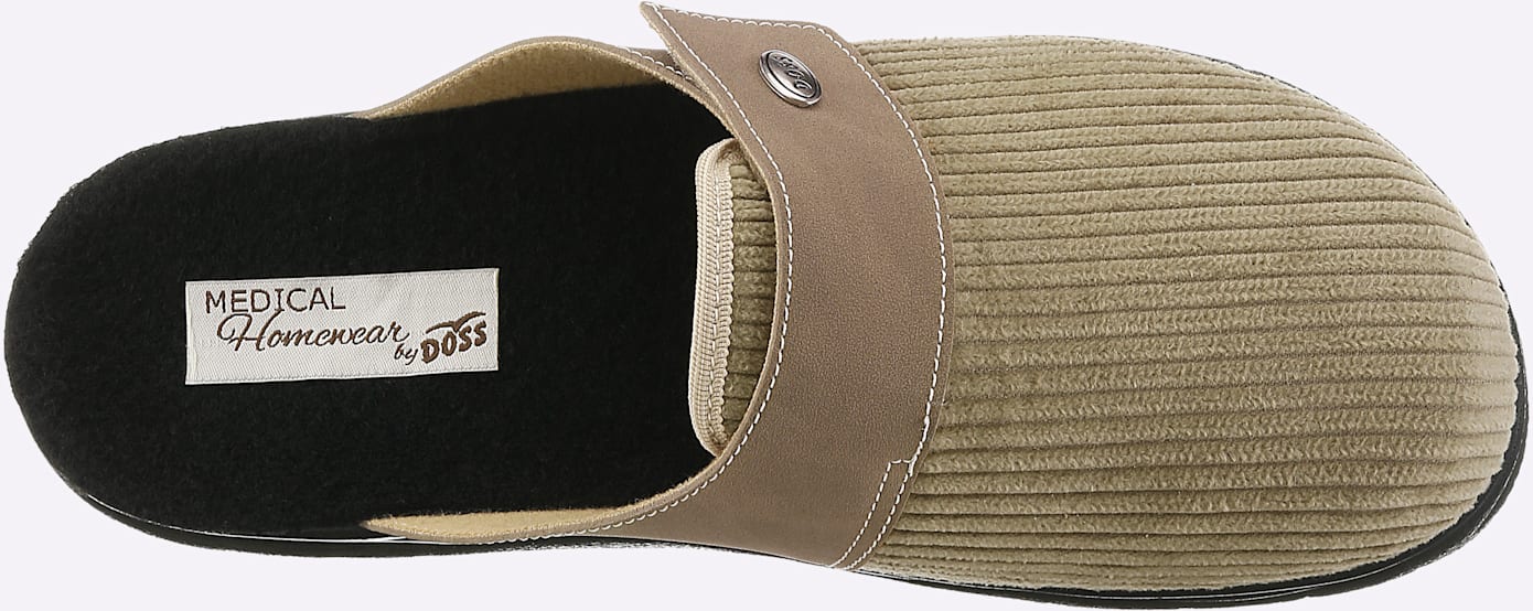 Pantoffel CASUAL LOOKS, Herren, Gr. 42, beige, Schuhe Pantoffel