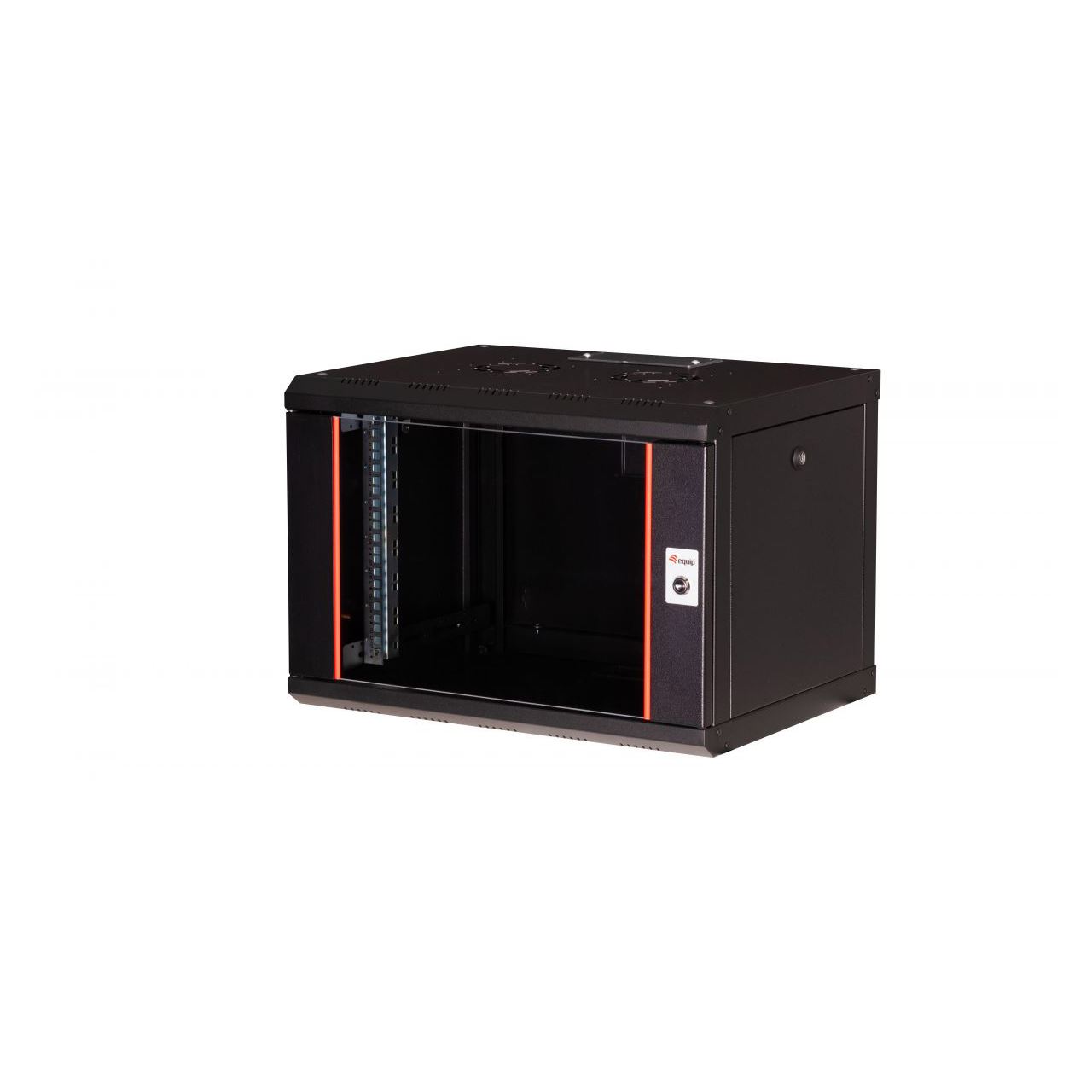 Equip Serverschrank 19" 07U 600x450mm schwarz