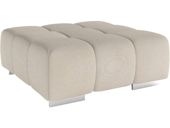 Hocker COTTA Orion , beige (nature), B:103cm H:42cm T:103cm, 90% Polyester, 10% Polyamid, Hocker, Hocker