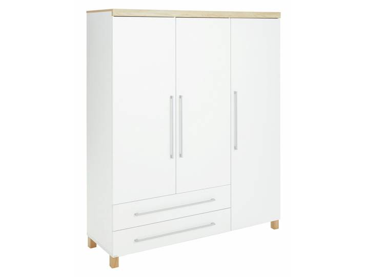 Paidi Kleiderschrank 3-türig LENNOX FRESH, Weiß, Holznachbildung