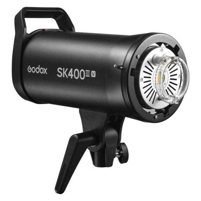 Godox SK400III-V - Studio Flash with LED Modelling Light (Blitzkopf, 400 Ws) (SK400III-V)