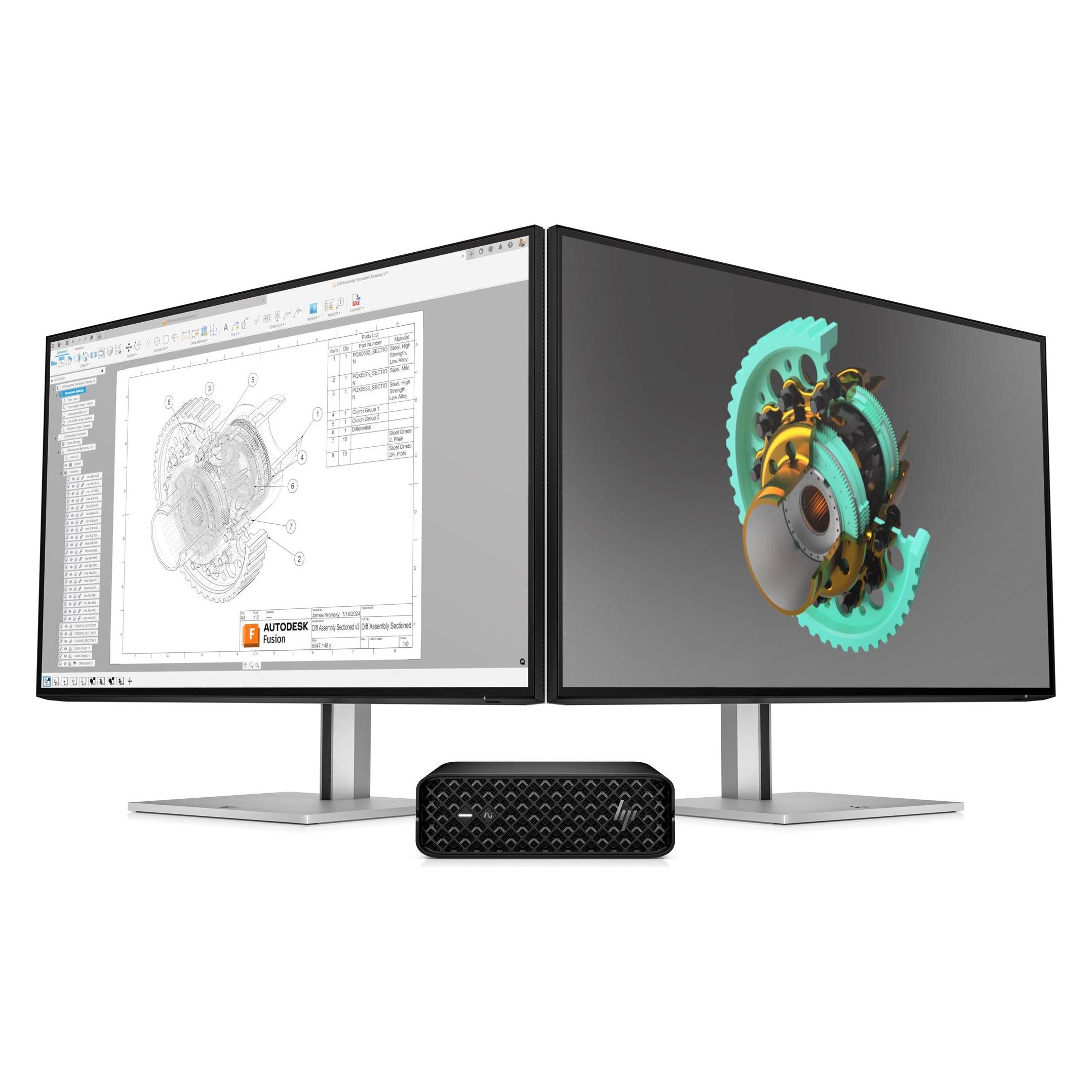 HP Z2 Mini G1i (512 GB, 16 GB, Intel Core Ultra 5 245K) (A40LVET#ABD)