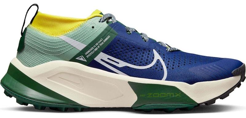 Nike ZoomX Zegama Trail Deep Royal Blue Yellow Strike - EU 40