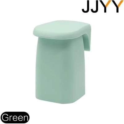 Inspired Finds Magnetic Suction Mouthwash Cup Wall Mounted Toothbrush Holder Bathroom Shower Drain Rack & Brushing Accessories green