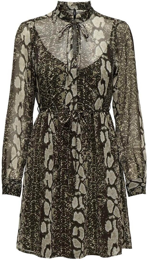 ONLY Robe imprimée, col à nouer