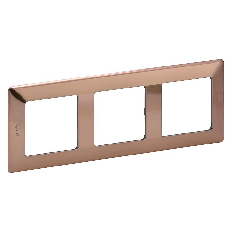 Legrand Valena Life 3-Fach Rahmen Kupfer (754163)