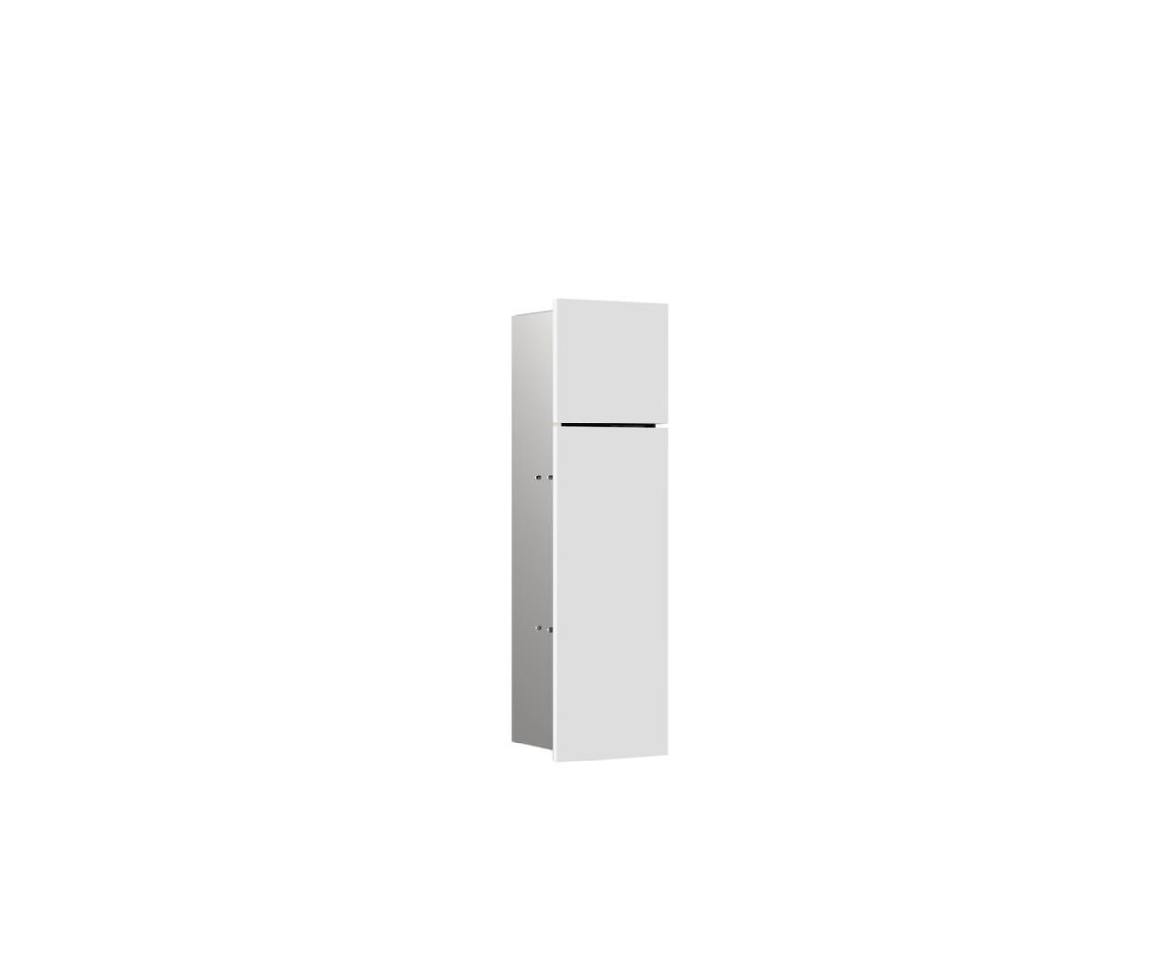 emco WC-Modul asis pure Türanschlag links, Unterputz, 600 mm, alpinweiss matt, 975551302 975551302