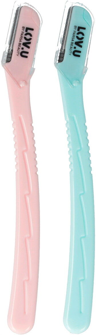 2 Pezzo PARSA Beauty Rifinitore per sopracciglia e peli del viso LOV.U