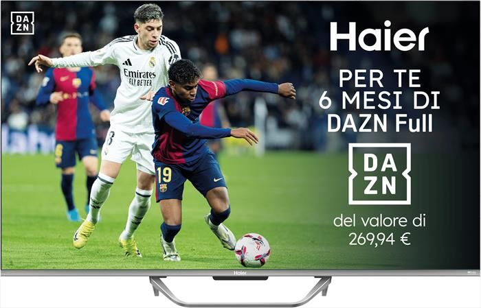 HAIER Smart Tv Qled Uhd 4k 55" H55q80fux-nero