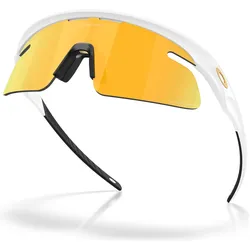 Oakley, Unisex, Sportbrille, Rslv Lite (matt white, Prizm 24k), Gold, Weiss