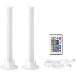 EGLO, Tischlampe, GAMER LIGHT Bordlampe St - Hvid, 2x3,3W RGBW + 3000K
