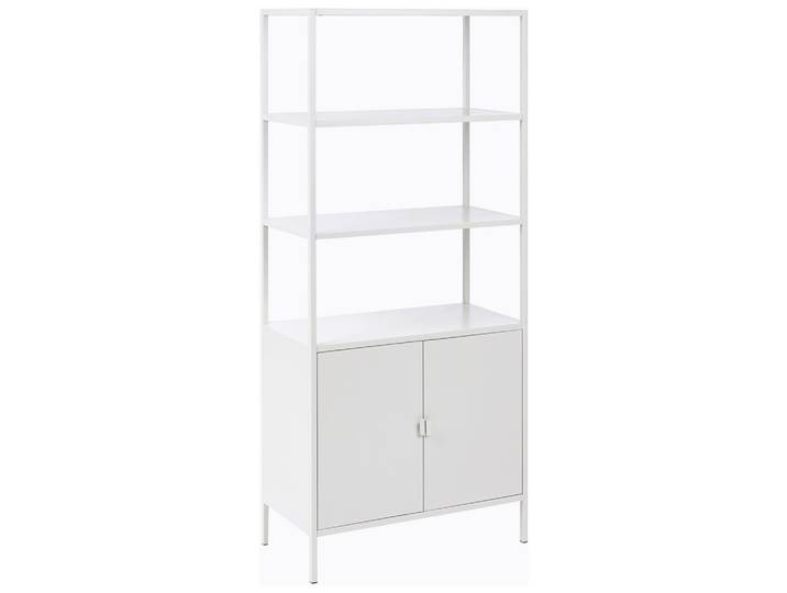 BÜROSCHRANK Metall Hellgrau Kauri