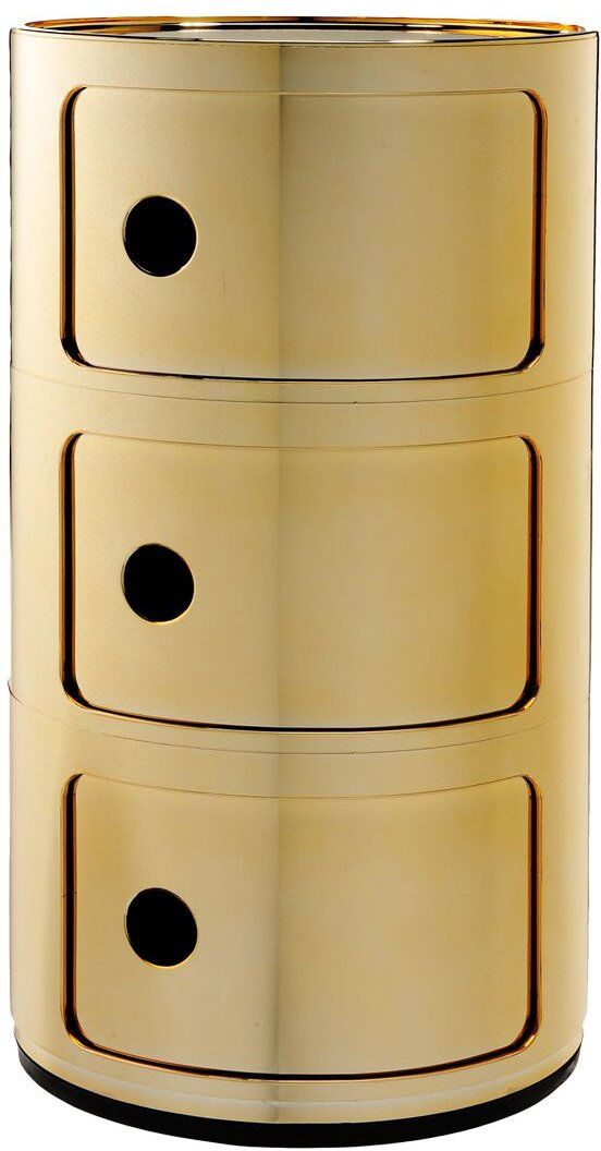 Kartell Componibili 3 Elemente Container (gold metallic) gold metallic