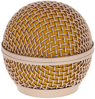 the t.bone SM58 Replacement Screen Gold Gold