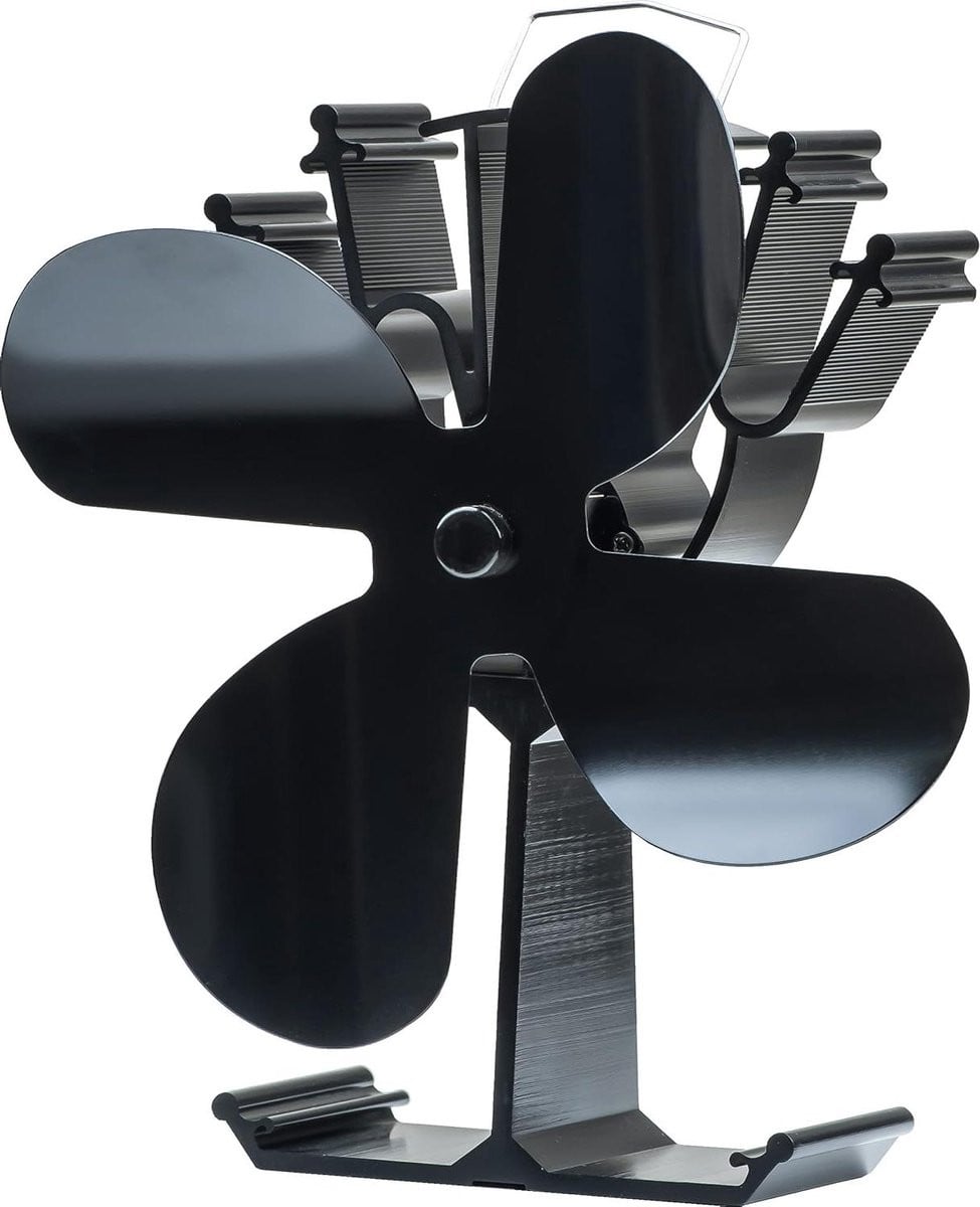 Logbrander Ventilator voor Houtkachels - Warmte-aangedreven Houtkachel Fan