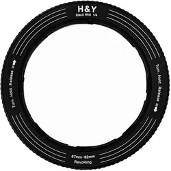 H&Y REVORING Black Promist 1/4 Filter (67-82mm) (67 mm, Black Mist Filter, Effekt Filter), Objektivfilter, Schwarz