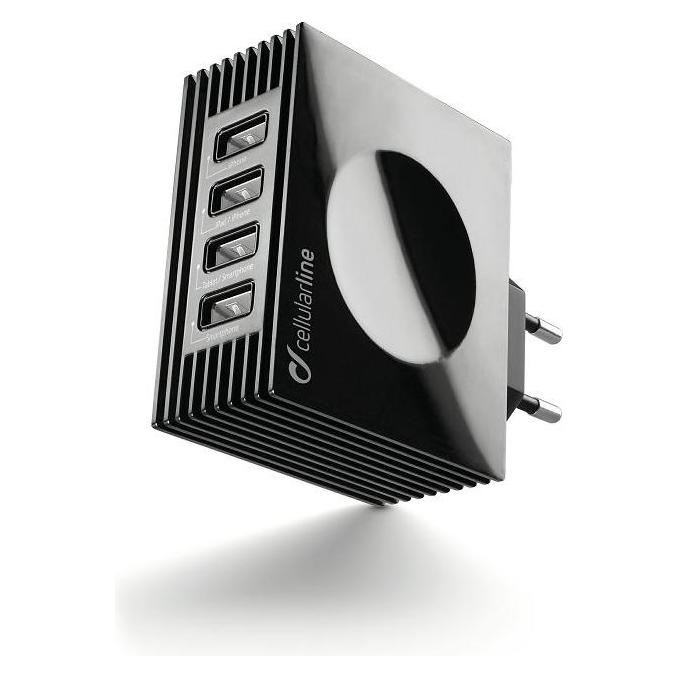 Cellularline Charge & Stand Kit (20 W, 1 Port) (CHARGESTANDKITIPH)