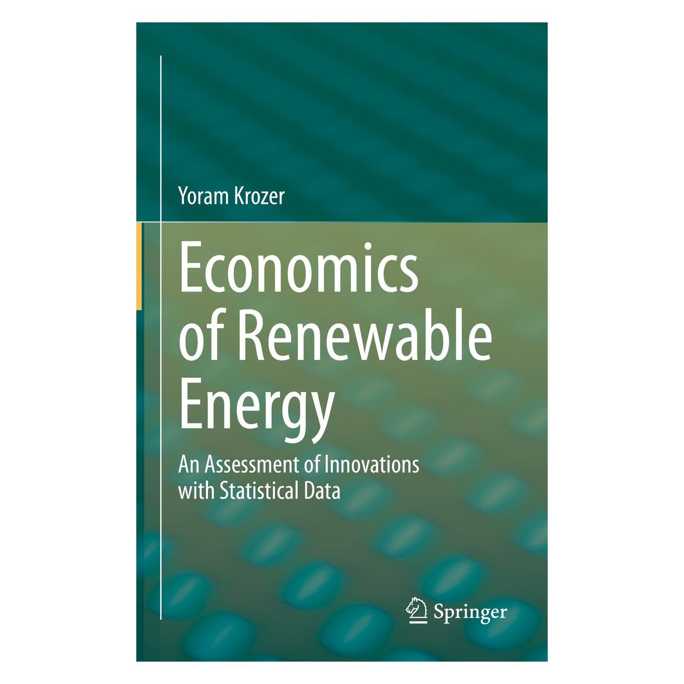 Springer Economics of Renewable Energy (Englisch, Hardcover, Yoram Krozer) (9783030908034)