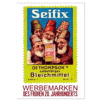 Werbemarken des frühen 20. Jahrhunderts (Wandkalender 2027 DIN A2 hoch), CALVENDO Monatskalender
