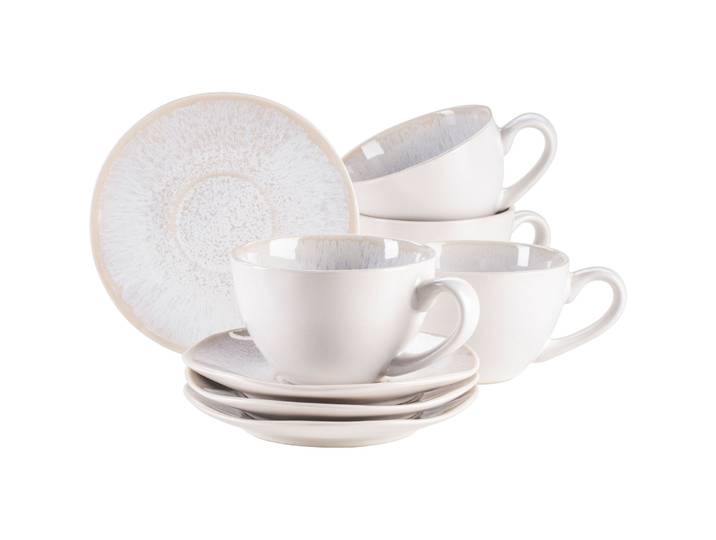 MÄSER Tassen-Set Frozen weiss Steinzeug - Tassen-Set